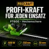 Procraft PT600 heggenschaar 600 watt, snijlengte 550 mm, Productafbeelding-voorbeeld 3