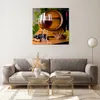 Bilder auf glas - Alkohol Fass trinken Flasche - 70x70cm - Produktbild-Vorschau 7
