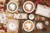 Set van 3 serveerschalen, "AUTUMN BREEZE", herfstmotief, Productafbeelding-voorbeeld 2
