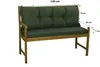 Cuscino per panca 120 x 50 x 40 verde | cuscino per panca Anteprima dell’immagine prodotto 2
