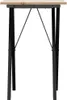 vidaXL Stół do jadalni X-frame 50x50x75 cm z litego drewna Podgląd zdjęcia produktu 4