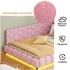 Lit rembourré INONEFT 140x200 cm avec LED et port USB, Voir les images du produit 7