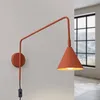 Lampada a parete NOX rosso ocra 1xE14 10W acciaio Anteprima dell’immagine prodotto 2