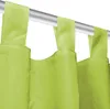 vidaXL Záclony Micro Satin 2 ks s pútkami 140×225 cm Zelená Náhľad obrázku produktu 3
