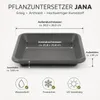 Podstawka pod doniczkę Jana antracyt 28 x 28 cm - Podgląd zdjęcia produktu 3