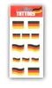Deutschland Tattoos Fanartikel Schwarz Rot Gold temporäre Produktbild-Vorschau 2