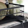 Relaxdays Abtropfgestell, mit Abfluss, H x B x T: 18 x 42 x Produktbild-Vorschau 5