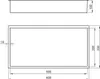 SAT Aurum Duschnische Edelstahl 304 Montage ohne Bohren Produktbild-Vorschau 3