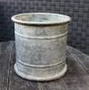 Zinkový okrúhly kvetináč H16cm Náhľad obrázku produktu 3