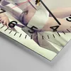 Wanduhr - Quadrat - Glasuhr - Weiblich modell posieren Produktbild-Vorschau 5