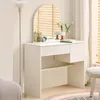 Coiffeuse avec miroir – coiffeuse moderne avec tiroirs et Voir les images du produit 1