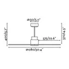 Faro 33487, Haushalts-Lamellenlüfter, Weiß, Zimmerdecke, Produktbild-Vorschau 6