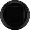 A top-down view of a black, circular thermostat with a square indentation in the center. Náhled obrázku produktu