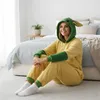 Onesie Kigurumi Pyjama Kostüm für Erwachsene Baby Yoda S: Produktbild-Vorschau 2