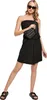 Urban Classics Donna - Maglia a fascia corta nera - XL Anteprima dell’immagine prodotto 5