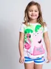 2tlg. Outfit T-Shirt & Shorts Peppa Pig Weiß-Blau 98 cm Produktbild-Vorschau 5