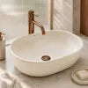 Lavabo Da Appoggio Rea Focus Creme Ecru Anteprima dell’immagine prodotto 2