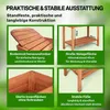 TTL GARDEN Balkon Hochbeet M 80x40x80 cm – Holz Produktbild-Vorschau 4