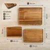 Deleca Zestaw 3 Desek do Krojenia z Drewna Akacjowego z Podgląd zdjęcia produktu 14