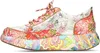 Laura Vita Damen Sneaker floral Leder mit Reißverschluss Produktbild-Vorschau 4