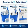 AquaBlade Flatmop sada | 2komorový kbelík | plochý mop | 3 Náhled obrázku produktu 5