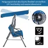 CASARIA® Hollywoodschaukel 2 Sitzer wetterfest Atlantik Produktbild-Vorschau 7