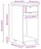 vidaXL Rolovací skříňka, 34 x 39 x 65,5 cm, masivní Náhled obrázku produktu 8