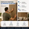 Set di 4 pannelli acustici 3D – Pannelli fonoassorbenti per Anteprima dell’immagine prodotto 5