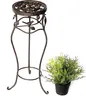 Tabouret de fleur Métal Noir Rond 52 cm Support de fleur Voir les images du produit 15