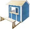 HOME DELUXE - Spielhaus DER GROßE PALAST - Blau mit Bank  Produktbild-Vorschau 5