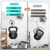 Wandhaken 4 Stück Handtuchhalter Ohne Bohren Saugnapf Haken Produktbild-Vorschau 8