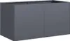 A dark gray rectangular planter box. Anteprima dell’immagine prodotto
