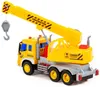 Kranwagen LKW Kinder Spielzeug CITY gelb Schwungrad Produktbild-Vorschau 2