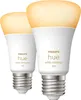Philips Hue LED lamp, E27, set van 2, 1100 lumen, White Productafbeelding-voorbeeld 2