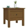 Tavolini 2 pz. Marrone miele 40x40x39 cm in legno di pino Anteprima dell’immagine prodotto 5