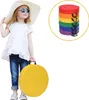 COSTWAY 6er Set Kinder Stuhlkissen Rund mit Griff & Produktbild-Vorschau 5