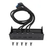 USB 3.0-Frontpanel-Hub, 5,25 Zoll, 4 Anschlüsse, 5 Gbit/s, Produktbild-Vorschau 7