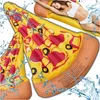 Strand Matratze Pizza Aufblasbar Für Schwimmen Grosse Produktbild-Vorschau 1