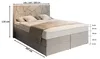 Masseno Boxspringbett TRANI 180x200 cm Komplett-Set mit Produktbild-Vorschau 7