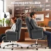 HOMCOM Bürostuhl Schreibtischstuhl mit Lendenwirbelstütze, Produktbild-Vorschau 7