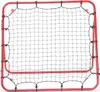 A red metal frame rebounder with a black net is shown against a white background. Náhled obrázku produktu