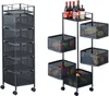 Jojoka Kš¹chenwagen 5-st?ckig, 360¡ã drehbarer Kš¹chen Produktbild-Vorschau 1