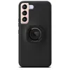 A black phone case with a Quad Lock mount on the back, shown against a white background. Produktbild-Vorschau