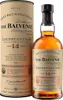 A bottle of Balvenie Caribbean Cask 14 Year Old Single Malt Scotch Whisky and its cylindrical gift box are shown against a white background. Produktbild-Vorschau