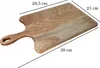 Tavola di quercia con manico GRANDE per tagliare e servire Anteprima dell’immagine prodotto 5