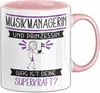 Musikmanagerin Und Prinzessin Tasse Geschenk Für Eine Produktbild-Vorschau 1