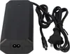 A black e-bike charger with two cables and a plug. Anteprima dell’immagine prodotto