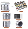Gewürzgläser 12 Set, Edelstahl Transparent Top BBQ Produktbild-Vorschau 3