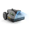 A robotic lawnmower shown from a three-quarter front angle against a white background. Produktbild-Vorschau