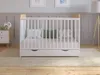 Babybett Beistellbett 120x60 cm mit Schublade & Matratze - Produktbild-Vorschau 2